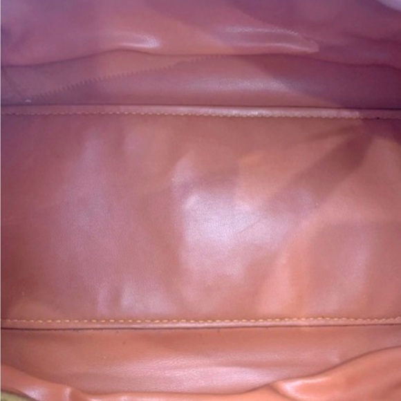 Alviero Martini Mini Leather Brown Map Handbag - Picture 5 of 5